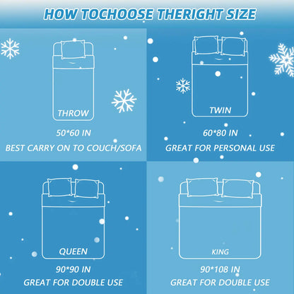 Cooling Blanket for Hot Sleepers – Lightweight Summer Blanket