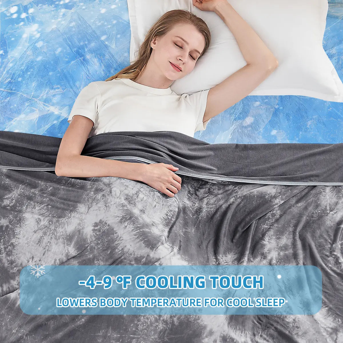 Cooling Blanket for Hot Sleepers – Lightweight Summer Blanket